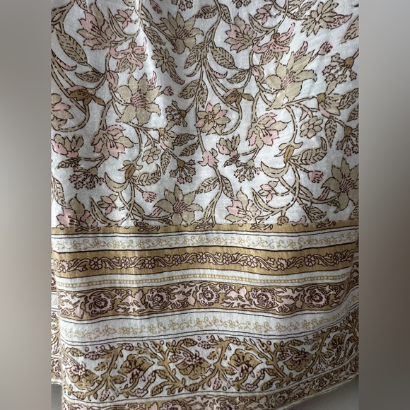 Lucky Brand Brown, Pink and  White Floral Blouse - Picture 2 of 13